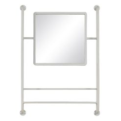 Alternative view of Espelho Prateleira Branco Metal-Cristal 52,50 X 12 X 73 Cm