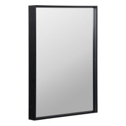 Alternative view of Espelho Preto Alumínio Decoração. 30X40Cm