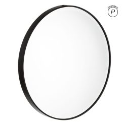 Espelho Preto Alumínio-Vidro 100 X 4 X 100 Cm