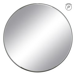 Espelho Preto Alumínio-Vidro 120 X 4 X 120 Cm