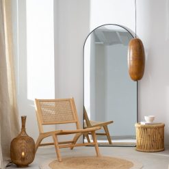 Alternative view of Espelho Preto Alumínio-Vidro 80 X 3 X 180 Cm