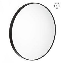 Espelho Preto Alumínio-Vidro 80 X 4 X 80 Cm