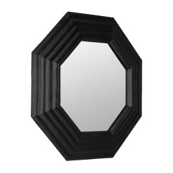 Alternative view of Espelho Preto Madeira / Cristal 120 X 7 X 120 Cm