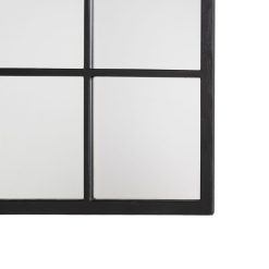 Alternative view of Espelho Preto Madeira Decoração. 90X3X120Cm
