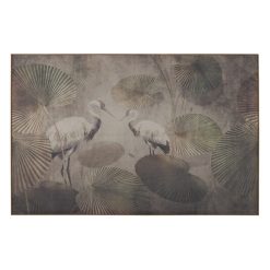 Imagem Estampada Garça-Real Mdf-Madeira 120 X 3 X 80 Cm