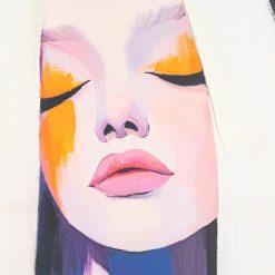 Alternative view of Imagem Impressa Menina. Tela 75 X 4 X 100 Cm