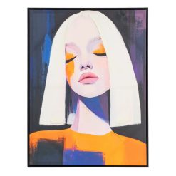 Imagem Impressa Menina. Tela 75 X 4 X 100 Cm