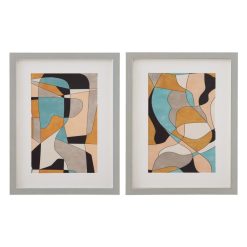 Imagem Impresso Abstrato 2/M Ps/Cristal 30 X 2,50 X 40 Cm (2 Unidades)