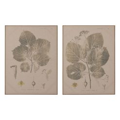 Imagem Impresso Folhas 2/M Mdf-Madeira 60 X 3 X 80 Cm (2 Unidades)