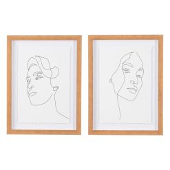 Imagem Impresso Rosto 2/M Ps/Vidro 30 X 2,50 X 40 Cm (2 Unidades)