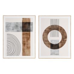 Impressão Circular Em Madeira 2/M 61,50 X 3,50 X 81 Cm (2 Unidades)