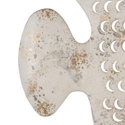 Alternative view of Mural De Parede Metal Escovado Peixe Branco 40,50 X 3 X 31 Cm (2 Unidades)