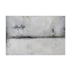 Pintura Abstrata Em Tela Para Decoração. 50 X 120 Cm