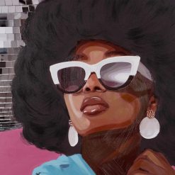 Alternative view of Pintura De Mulheres Em Tela Para Decoração. 100 X 3,50 X 100 Cm