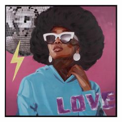 Pintura De Mulheres Em Tela Para Decoração. 100 X 3,50 X 100 Cm