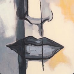 Alternative view of Pintura Mulher Cinza Canvas Decoração. 92 X 4,70 X 122 Cm