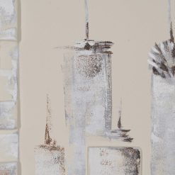 Alternative view of Pintura Relevo Madeira Decoração. 93X3X93Cm