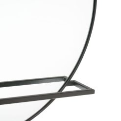 Alternative view of Prateleira Espelhada Em Metal E Vidro Preto, 120 X 10 X 70 Cm