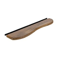 Alternative view of Prateleira Mel Madeira Mango Decoração. 80X17X3Cm