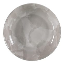 Prato Fundo Cinza Porcelana Cozinha 21 X 21 X 4 Cm (6 unidades)