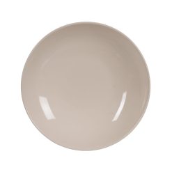 Prato Fundo Creme Stoneware Cozinha 22 X 22 X 4