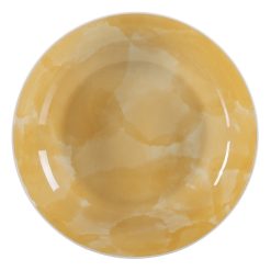 Alternative view of Prato Fundo Mostarda Porcelana Cozinha 21 X 21 X 4 Cm (6 unidades)