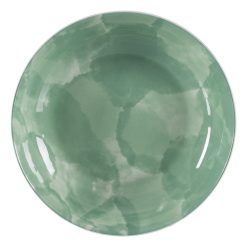 Alternative view of Prato Fundo Verde Porcelana Cozinha 21 X 21 X 4 Cm (6 unidades)