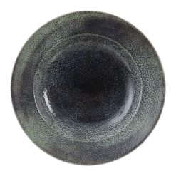 Prato Pasta Azul Porcelana Cozinha 27 X 27 X 4