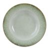 Prato Pasta Verde Porcelana Cozinha 27 X 27 X 4