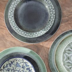 Alternative view of Prato Pizza Azul Porcelana Cozinha 33 X 33 X 2 Cm (2 unidades)