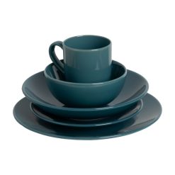 Alternative view of Prato Raso Azul Stoneware Cozinha 26 X 26 X 3 Cm (6 unidades)