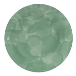 Prato Raso Verde Porcelana Cozinha 26 X 26 X 2