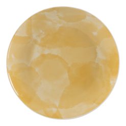 Prato Sobremesa Mostarda Porcelana 20 X 20 X 2 Cm (6 unidades)