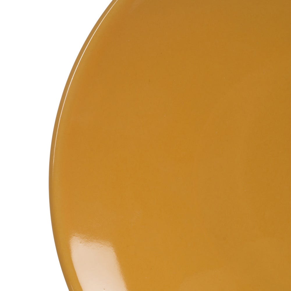 Prato Sobremesa Mostarda Stoneware 20 X 20 X 2,50 Cm (6 unidades) - Image 5