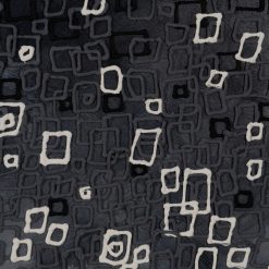 Alternative view of Quadro Abstrato Branco-Preto Ps-Tela 90 X 120 Cm