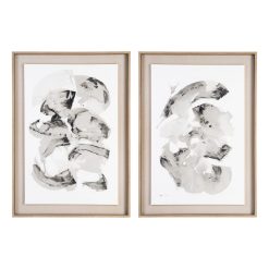 Quadro Abstrato Em Tela 2/M, 98 X 132 Cm (2 Unidades)