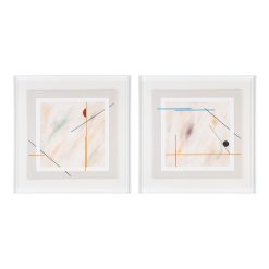 Quadro Abstrato Em Tela 2/M, 98 X 98 Cm (2 Unidades)