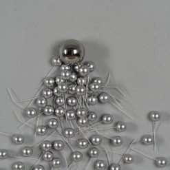 Alternative view of Quadro Abstrato Em Tela Ps Branca E Prateada, 100 X 100 Cm.