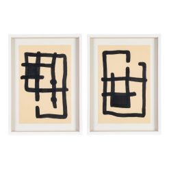 Quadro Abstrato Para Pintura 2/M 50 X 70 Cm (2 Unidades)