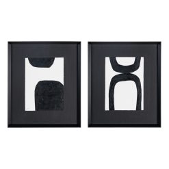 Quadro Abstrato Para Pintura 2/M 52 X 4 X 62 Cm (2 Unidades)