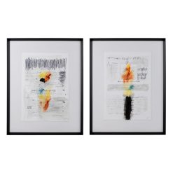 Quadro Abstrato Para Pintura 2/M 52 X 62 Cm (2 Unidades)