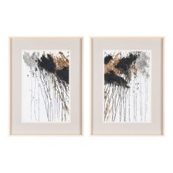 Quadro Abstrato Para Pintura 2/M 60 X 80 Cm (2 Unidades)