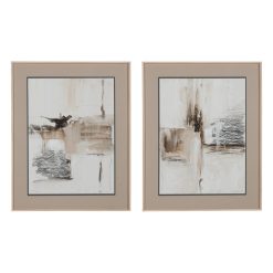 Quadro Abstrato Para Pintura 2/M 80 X 100 Cm (2 Unidades)