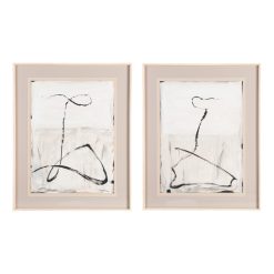 Quadro Abstrato Para Pintura 2/M 80 X 100 Cm (2 Unidades)