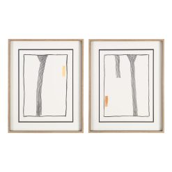 Quadro Abstrato Para Pintura 2/M 80 X 100 Cm (2 Unidades)