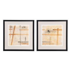 Quadro Abstrato Para Pintura 2/M 80 X 80 Cm (2 Unidades)