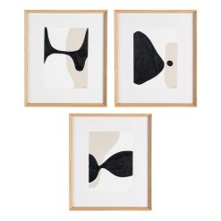 Quadro Abstrato Para Pintura 3/M 52 X 4 X 62 Cm (3 Unidades)