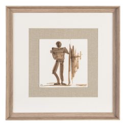 Alternative view of Quadro Abstrato Para Pintura 4/M 40 X 40 Cm (4 Unidades)