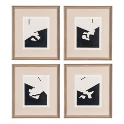 Quadro Abstrato Para Pintura 4/M 44 X 50 Cm (4 Unidades)