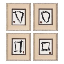 Quadro Abstrato Para Pintura 4/M 44 X 50 Cm (4 Unidades)